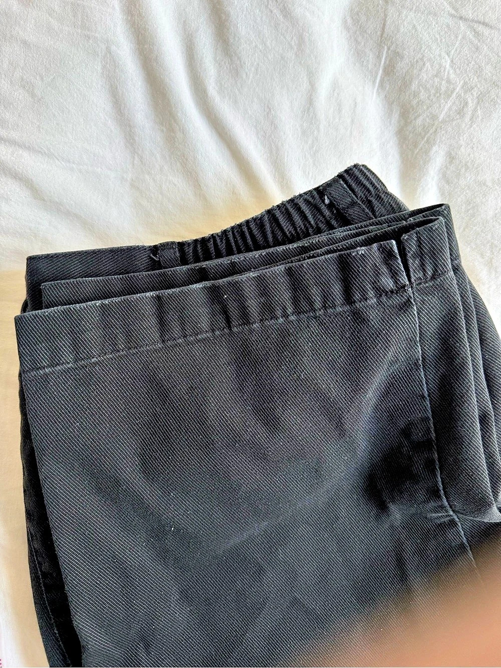 Vintage Talbots Black High Rise Elastic Waist Capris 14W - Picture 7 of 9